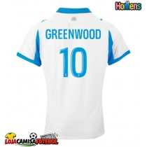 Camisa de Futebol Olympique de Marseille Mason Greenwood #10 Equipamento Principal 2025-26 Manga Curta